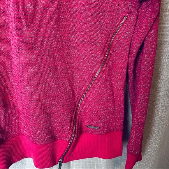 Andrew Marc pink zipper Sweatshirt~M - Picture 3 of 8